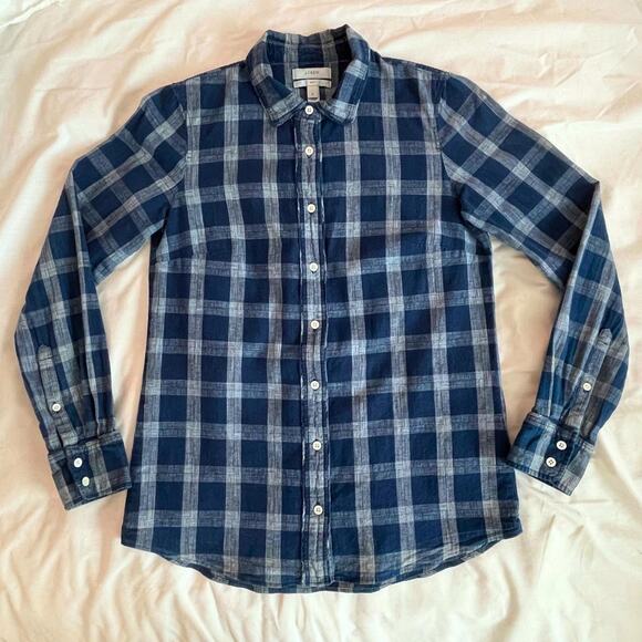 J.Crew Womens Boy Style Button Up Size 2 - Picture 2 of 7